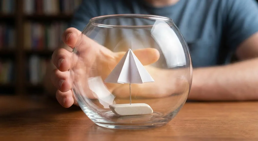 4 Mind-Blowing Steps to Test Psychokinetics: The Science of Mind Over Matter 1 Psi Wheel experiment under glass dome for psychokinesis training